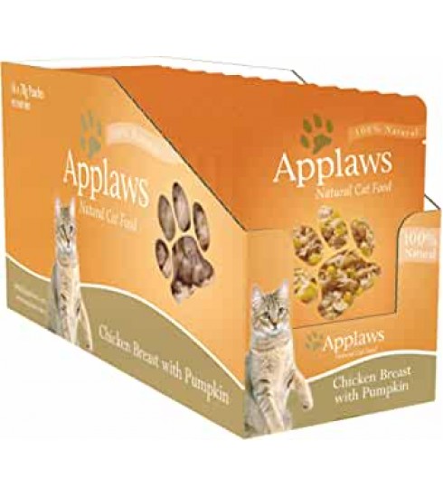 APPLAWS CHICKEN BREAST WITH PUMPKIN 1 BOX 12 PS 70 G